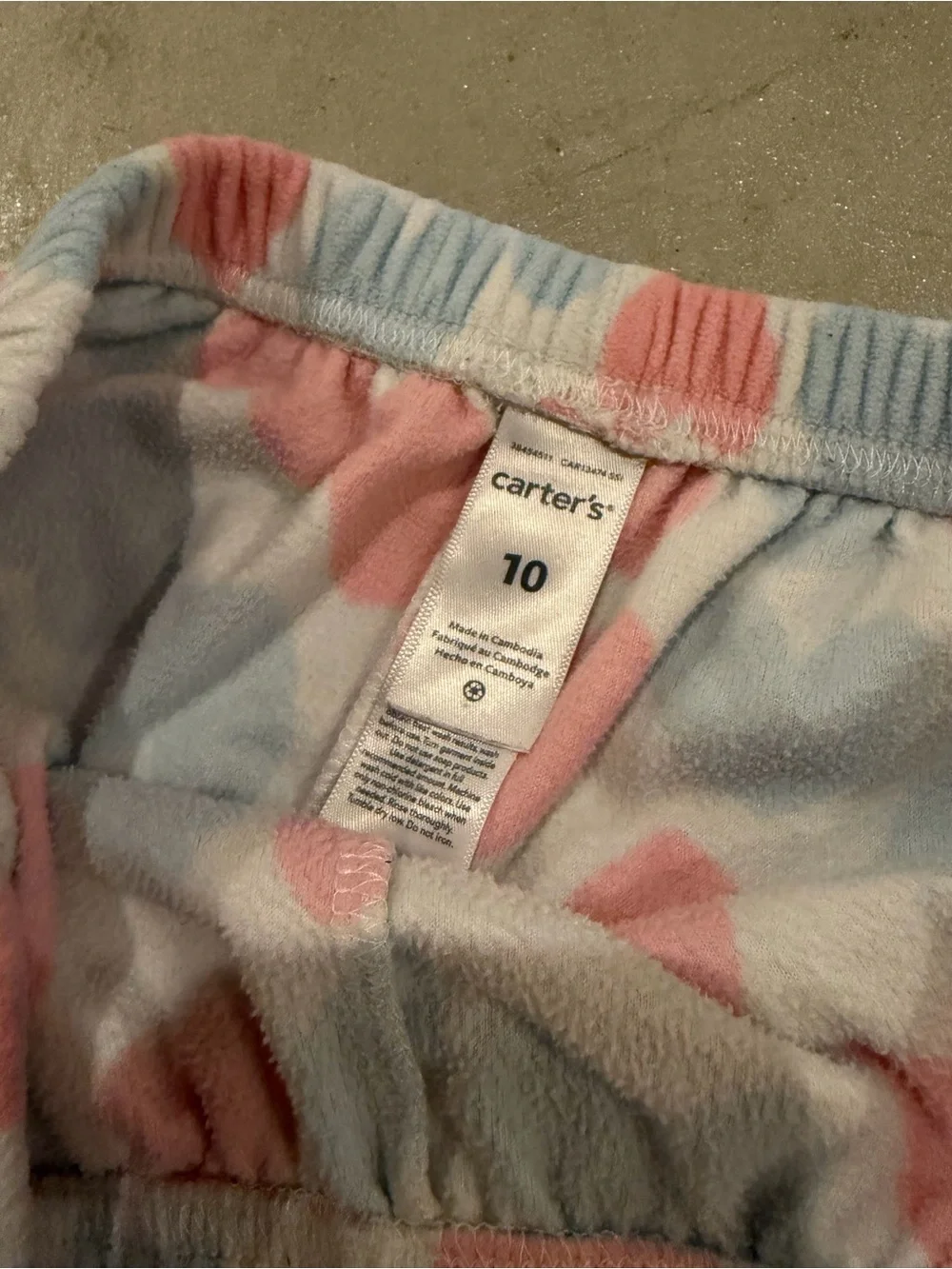 Kids Purple Heart-Print Pajama Set